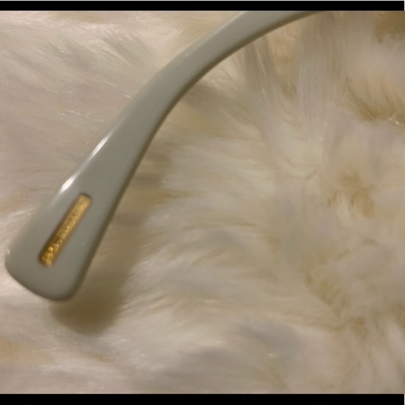 D&G logo Dolce & Gabbana White Gold SUNGLASSES - Picture 12 of 15